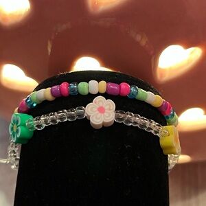 Flower bracelet set🌸🌺